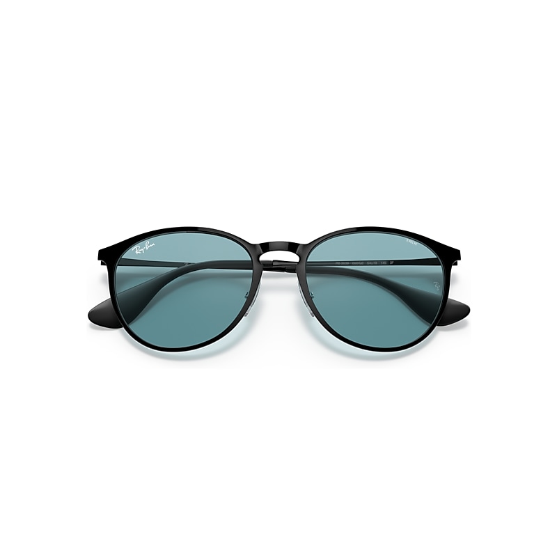 ERIKA METAL EVOLVE Sunglasses in Black and Evolve Photo Blue To