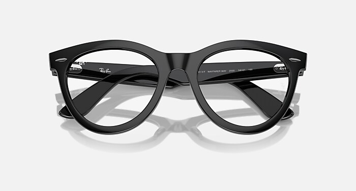 WAYFARER WAY OPTICS メガネ ブラック と クリア (51-21) - RB2241VF