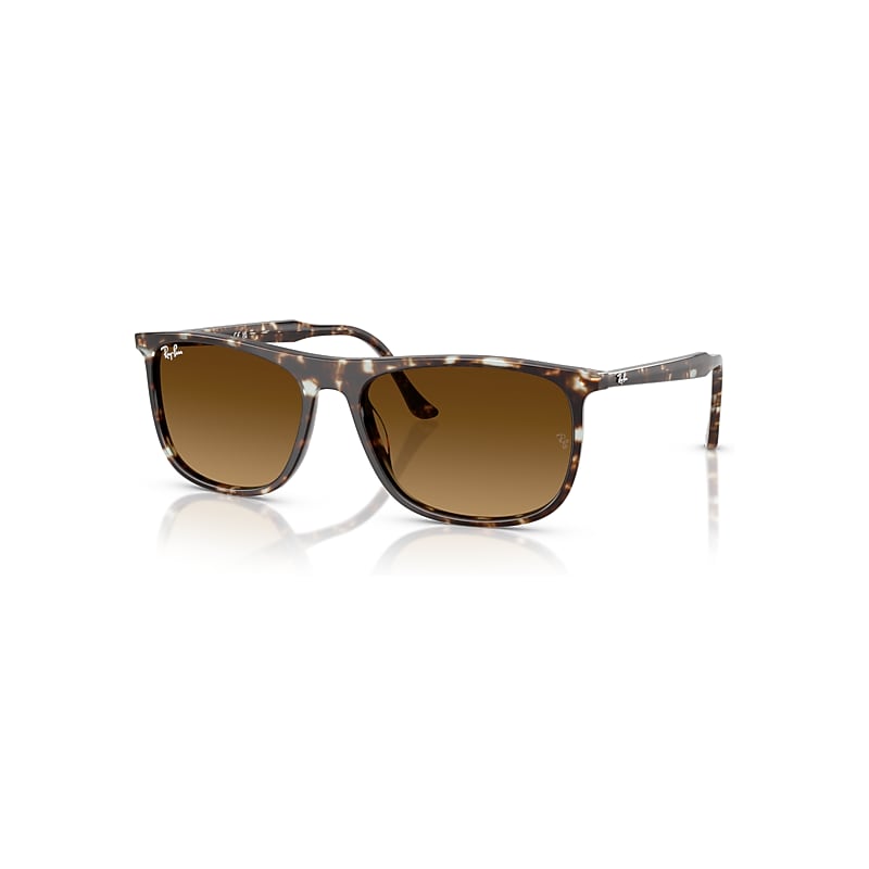 Ray-Ban Sunglasses   - Havana Yellow Tortoiseshell Frame Brown Lenses 61-18, RB2216