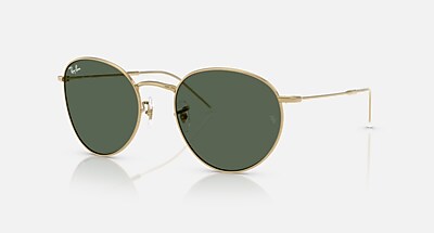 ROUND REVERSE Sunglasses in Rosegold and Dark Blue (53-21
