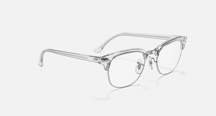 CLUBMASTER OPTICS メガネ ホワイト透明 と クリア (51-21) - RB5154