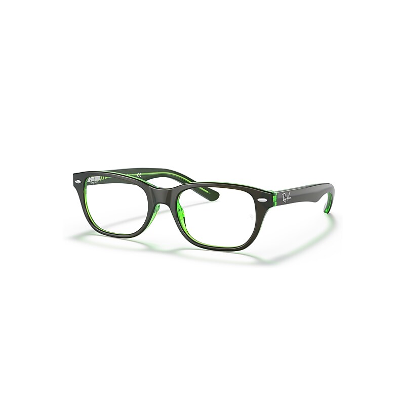 Ray-Ban Eyeglasses Kids  Optics Kids - Brown Frame Clear Lenses Polarized 46-16, RB1555