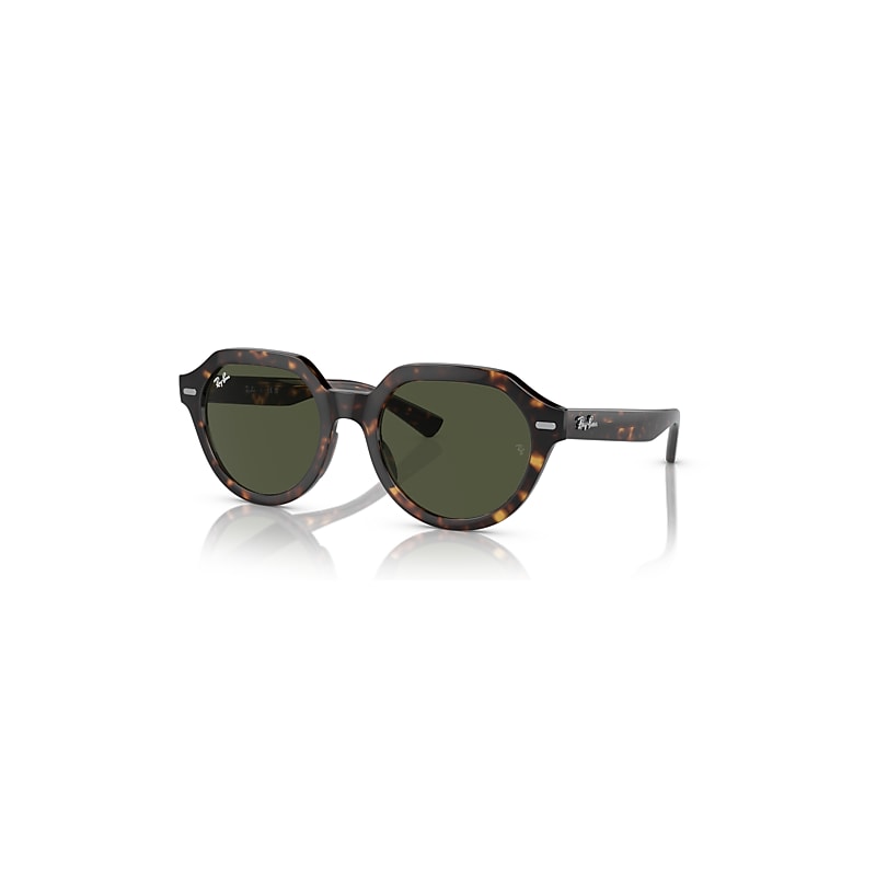 Ray-Ban Sunglasses  Gina - Havana Frame Green Lenses 53-21, RB4399