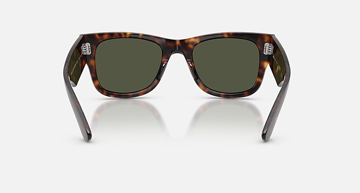 MEGA WAYFARER Sunglasses in Havana and Green (51-21) - RB0840S