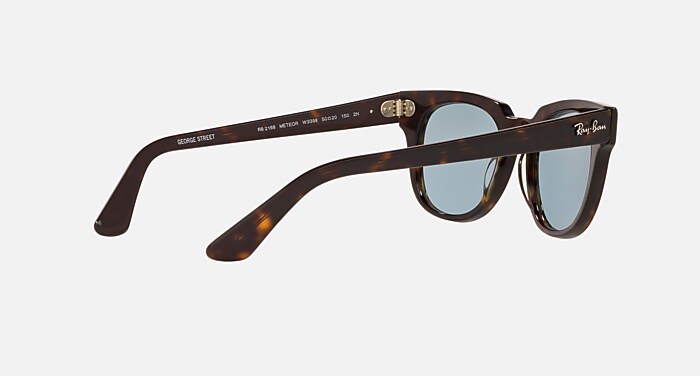 METEOR Sunglasses in Havana and Light Blue (50-20) - RB2168 | Ray