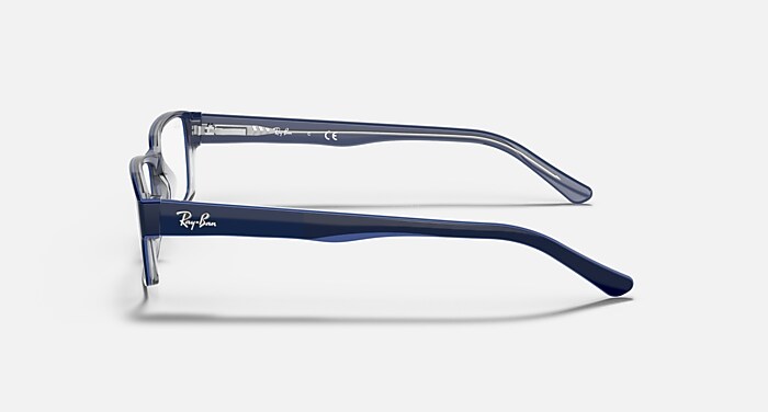 RB5169 OPTICS Polarized Eyeglasses with Blue and Clear (52-16
