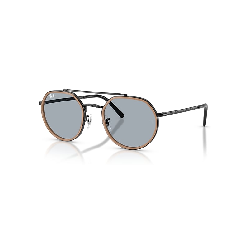 Ray-Ban Sunglasses   - Black Frame Blue Lenses 53-22, RB3765