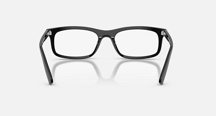 RB5450 OPTICS メガネ ブラック と クリア (54-19) - RB5450F