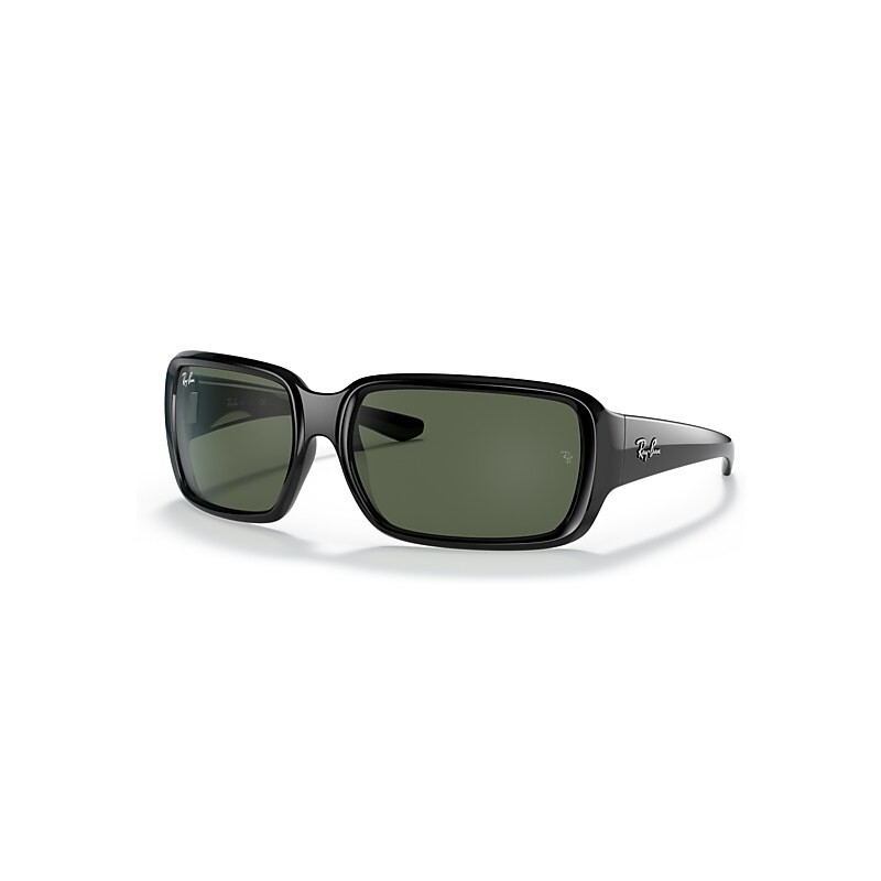 Ray-Ban Sunglasses Kids  Kids - Black Frame Green Lenses 55-14, RB9072S