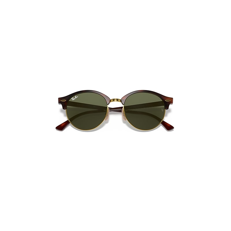 CLUBROUND CLASSIC Sunglasses in Red Havana and G-15 Green - RB4246