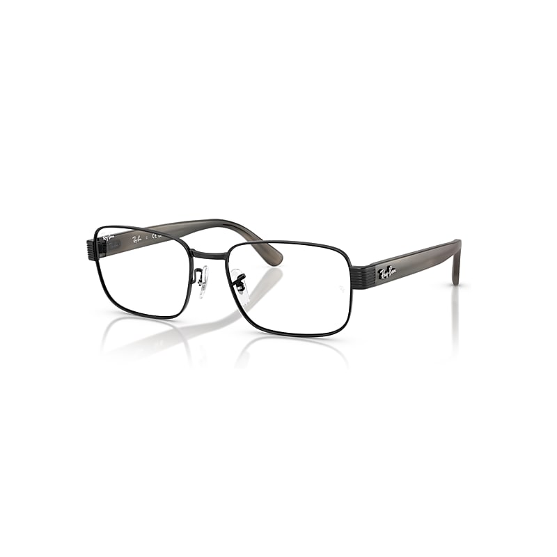 Ray-Ban Eyeglasses Unisex Rb6529 Optics - Havana Grey Frame Clear Lenses Polarized 54-18