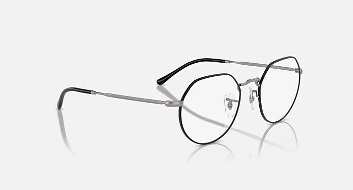 JACK OPTICS Eyeglasses with Black On Gunmetal Frame - RB6465 | Ray