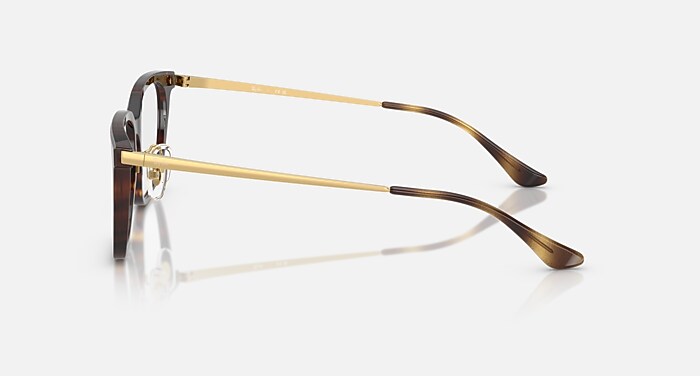 RB5442D OPTICS Eyeglasses with Havana and Clear (52-18) - RB5442D