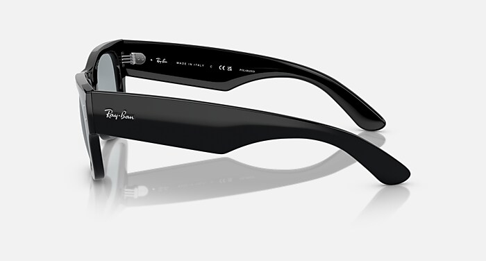 MEGA WAYFARER Polarized Sunglasses in Black and Dark Blue