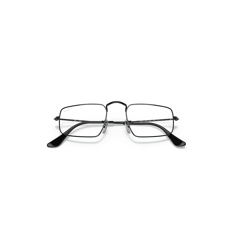 Ray-Ban Julie Optics Eyeglasses Black Frame Clear Lenses 49-20