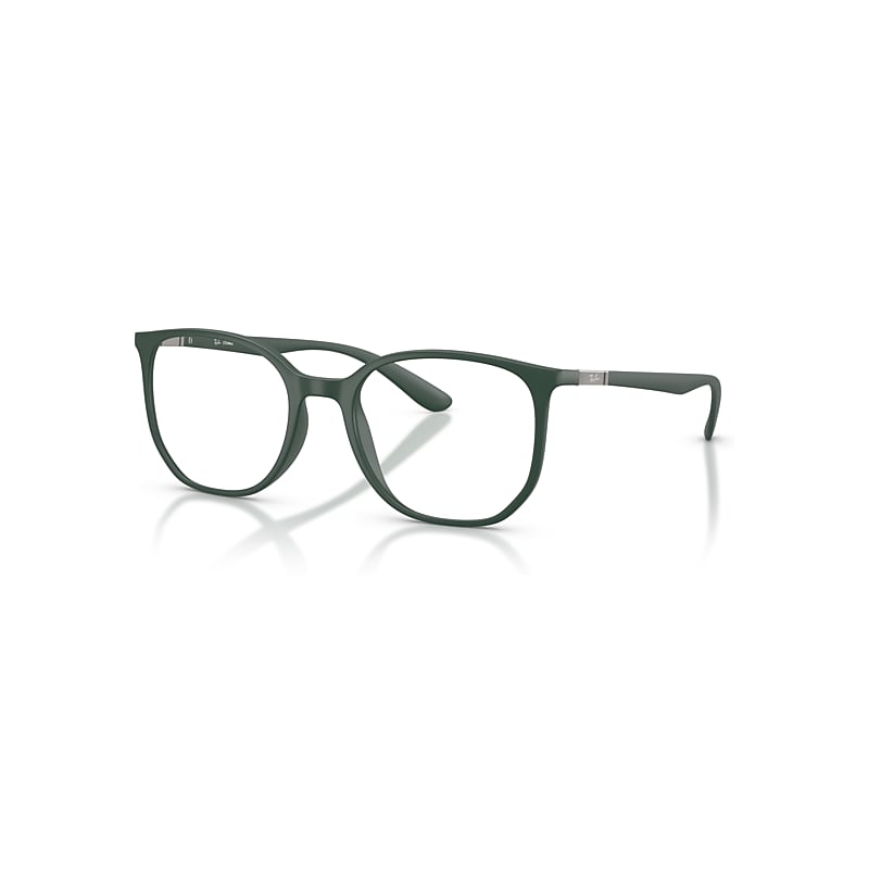 Ray-Ban Eyeglasses Unisex Elliot Optics Liteforce - Sand Green Frame Clear Lenses Polarized 50-19
