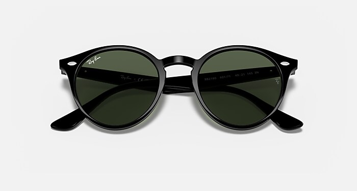 RB2180 Sunglasses in Black and Dark Green (49-21) - RB2180 | Ray