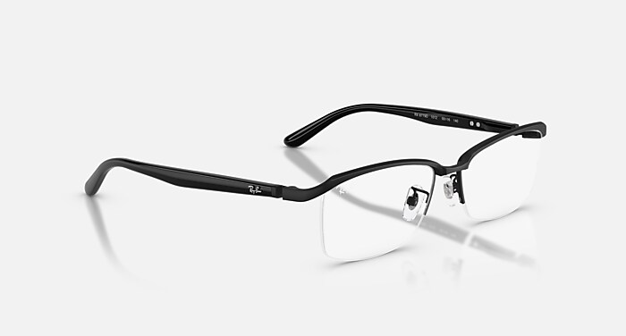 RB8779D TITANIUM OPTICS メガネ マットブラック と クリア (55-16
