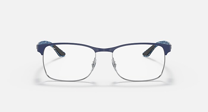 RB8416 OPTICS Polarized Eyeglasses with Blue and Clear (55-17