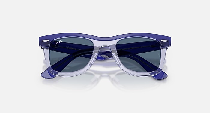 MINI STREET NEAT Sunglasses in Blue Transparent and Dark Blue (45