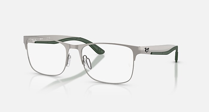 RB7550 OPTICS Eyeglasses with Gunmetal and Clear (55-18) - RB7550