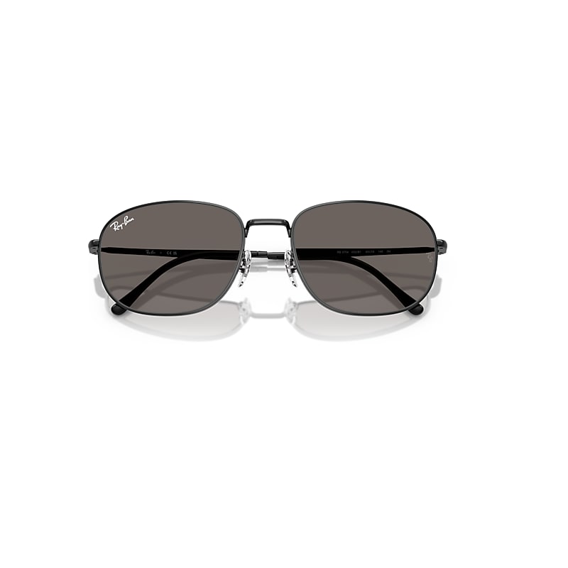 Ray-Ban Rb3754 Sunglasses Black Frame Grey Lenses 60-19