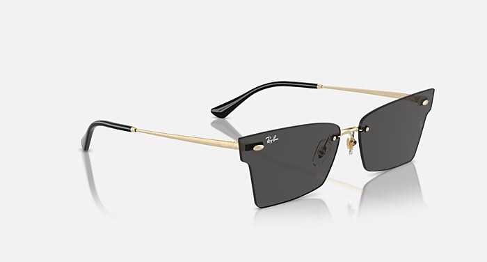 XIME BIO-BASED Sunglasses in Light Gold and Dark Grey - RB3730