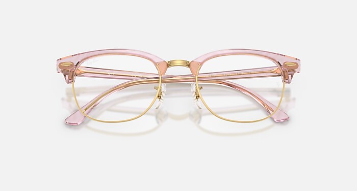 CLUBMASTER OPTICS CHANGE Eyeglasses with Photo Waves Purple and