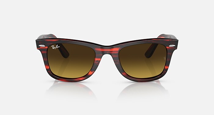 ORIGINAL WAYFARER BIO-BASED Sunglasses in Striped Red and Brown