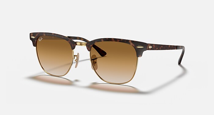 T*.様 Ray-Ban CLUBMASTER RB 3016サングラス CLUBMASTER METAL Sunglasses in Havana On Gold and Light Brown