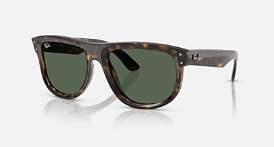 BOYFRIEND REVERSE Sunglasses in Transparent Brown and Brown (56-18