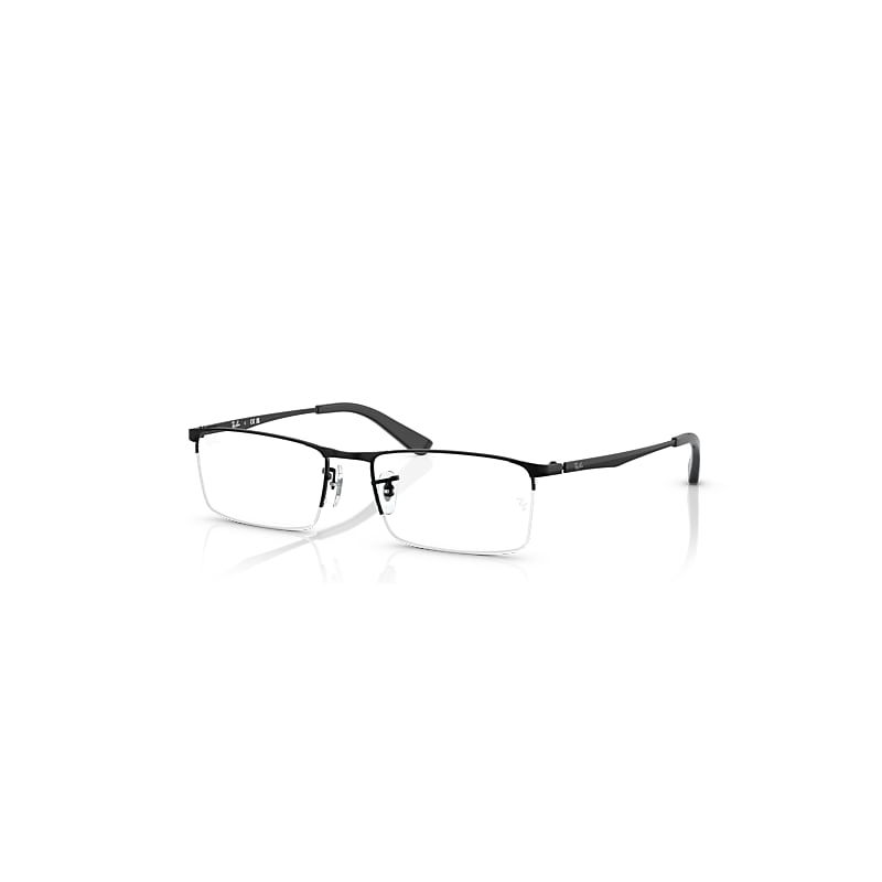 Ray-Ban Eyeglasses Unisex Rb6281d - Black Frame Demo Lens Lenses 55-18