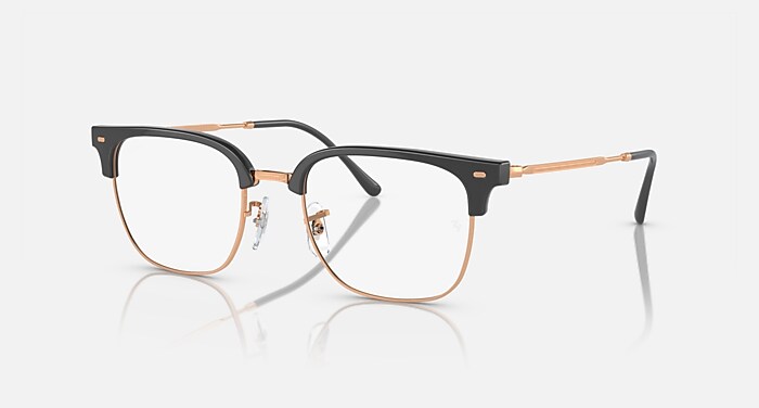 NEW CLUBMASTER OPTICS Eyeglasses with Dark Grey On Rose Gold and
