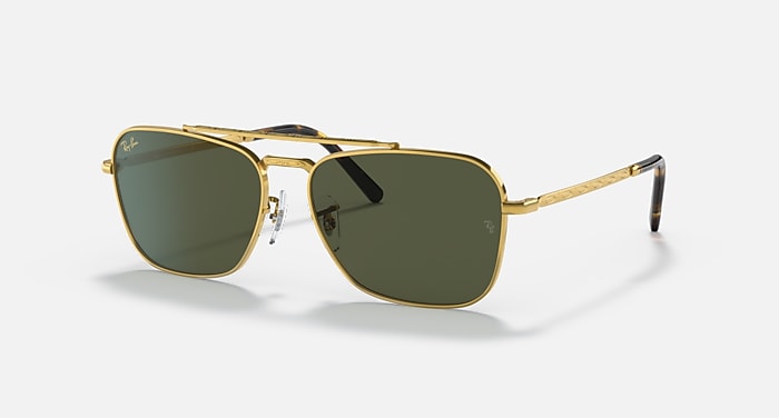 レイバン公式ストア】 Ray-Ban® NEW CARAVAN サングラス | ゴールド X 