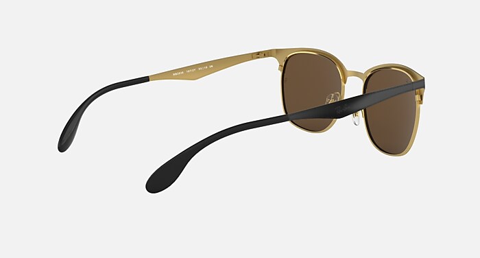 RB3538 Sunglasses in Black and Copper Mirror (53-19) - RB3538