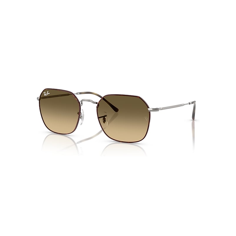 Ray-Ban Unisex Sunglass Jim - Frame color: Havana On Gunmetal, Lens color: Brown Vintage Gradient Black - Image 4