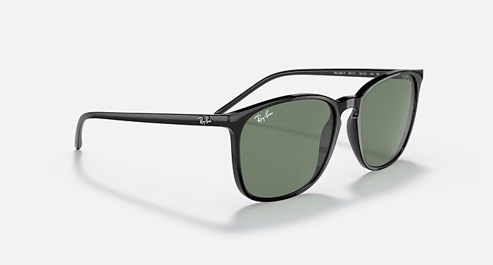 RB4387 Sunglasses in Black and Green Classic - RB4387F | Ray-Ban