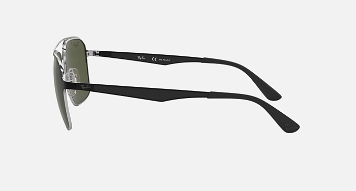 RB3570 Sunglasses in Black and G-15 Green Polarized - RB3570 | Ray