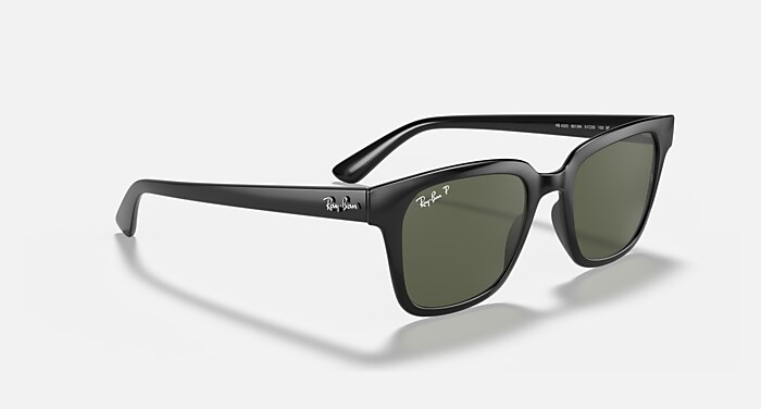 Óculos de Sol RB4323 em Preto e G-15 Verde Polarizado - RB4323