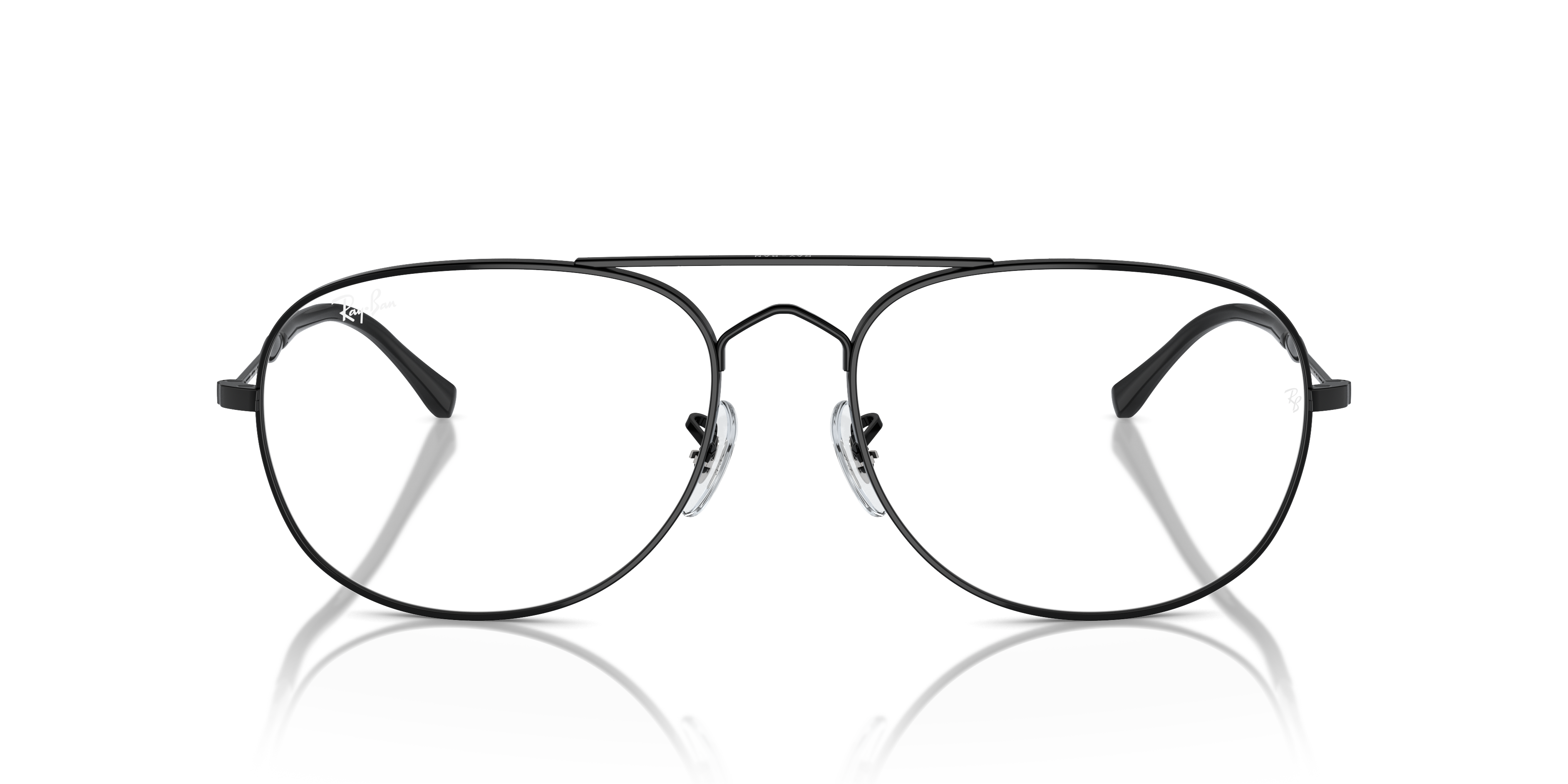 BAIN BRIDGE OPTICS メガネ ブラック と クリア (55-17) - RB3735V BAIN BRIDGE OPTICS メガネ ブラック と クリア (55-17) - RB3735V