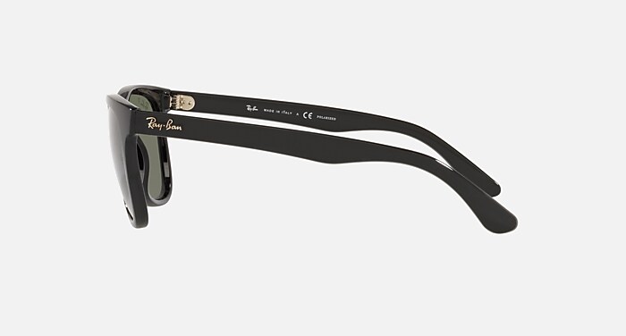 RB4184 Polarized Sunglasses in Black and G-15 Green Polarized (54