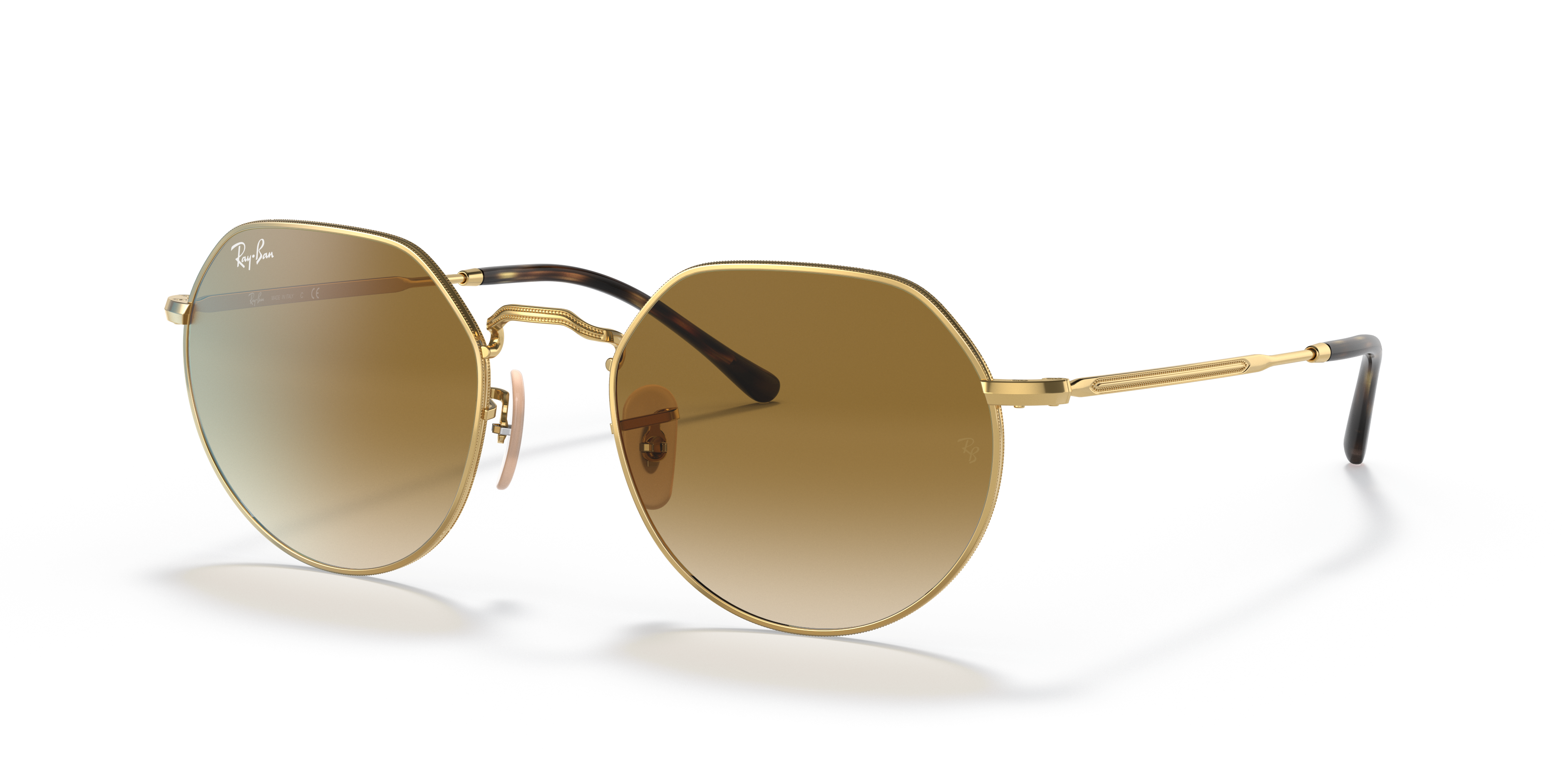 JACK Sunglasses in Arista Gold and Brown - RB3565 | Ray-Ban® US