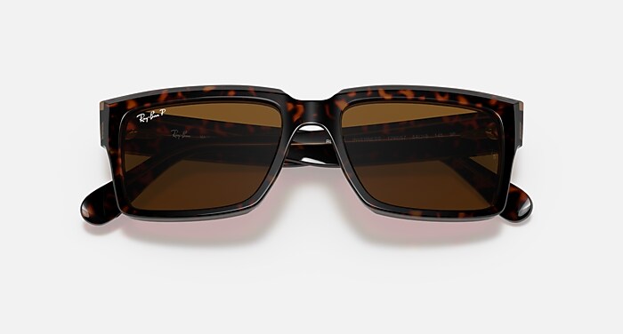 INVERNESS Polarized Sunglasses in Havana On Transparent Brown and