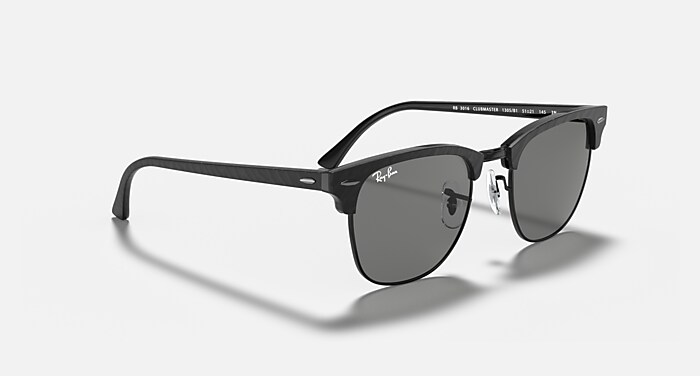 CLUBMASTER MARBLE Sunglasses in Black and Dark Grey - RB3016 | Ray