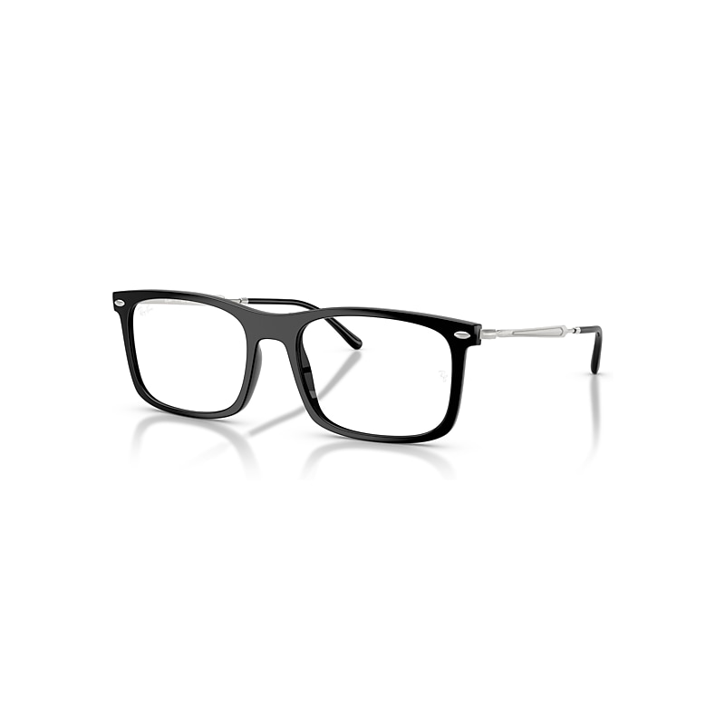 Ray-Ban Eyeglasses   Optics - Silver Frame Clear Lenses Polarized 56-19, RB7260