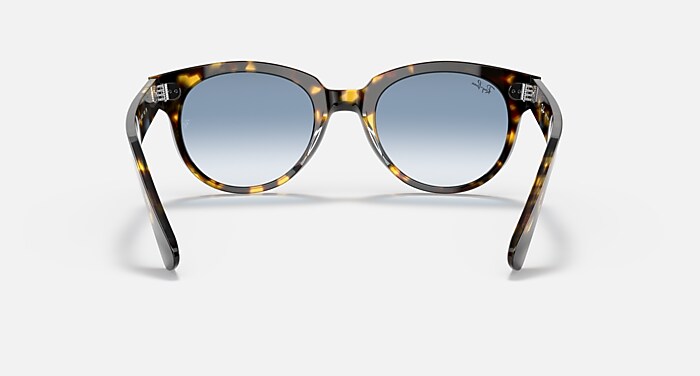 ORION Sunglasses in Yellow Havana and Light Blue Gradient (52-22