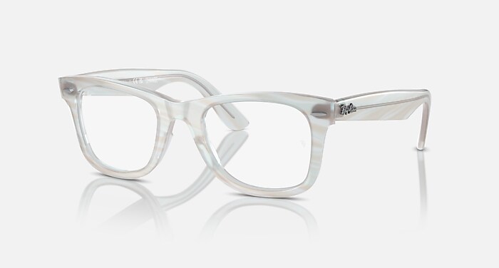 WAYFARER EASE OPTICS CHANGE Eyeglasses with Photo Striped Light