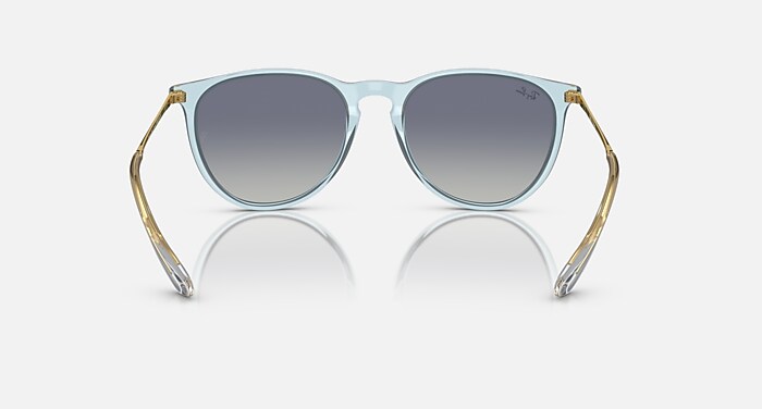 ERIKA CLASSIC Sunglasses in Transparent Light Blue and Grey/Blue