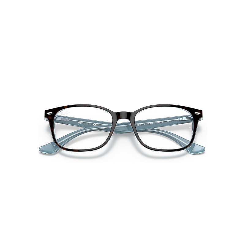 Ray-Ban Rb5375 Optics Optical Tortoise Frame Clear Lenses Polarized 51-18