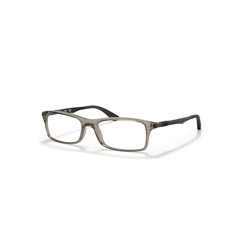Ray-Ban Eyeglasses   Optics - Black Frame Clear Lenses Polarized 54-17, RB7017